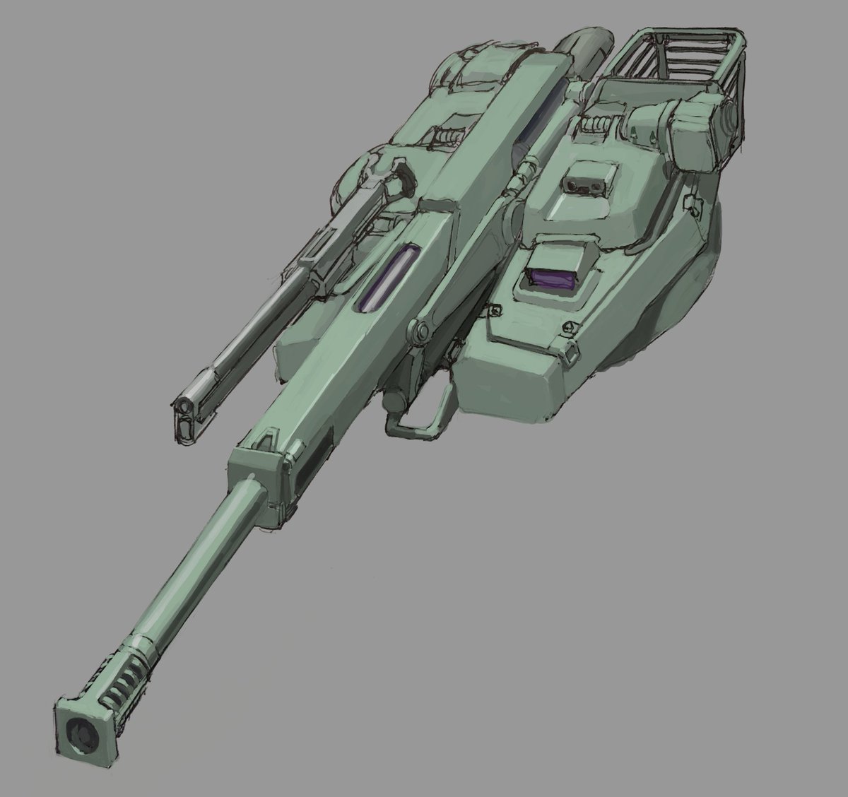 「A little rendering for fun.I'll clean it」|Mike Doscherのイラスト