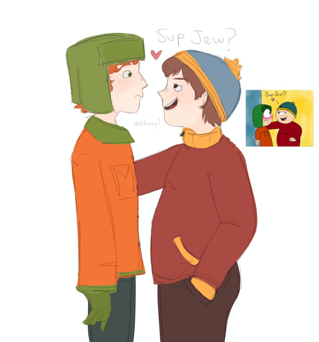 Robl0v3's tweet photo. I forgot I had X lol🥀
#kyman #southpark #kylebroflovsky #ericcartman https://t.co/jEC8r6DbEl