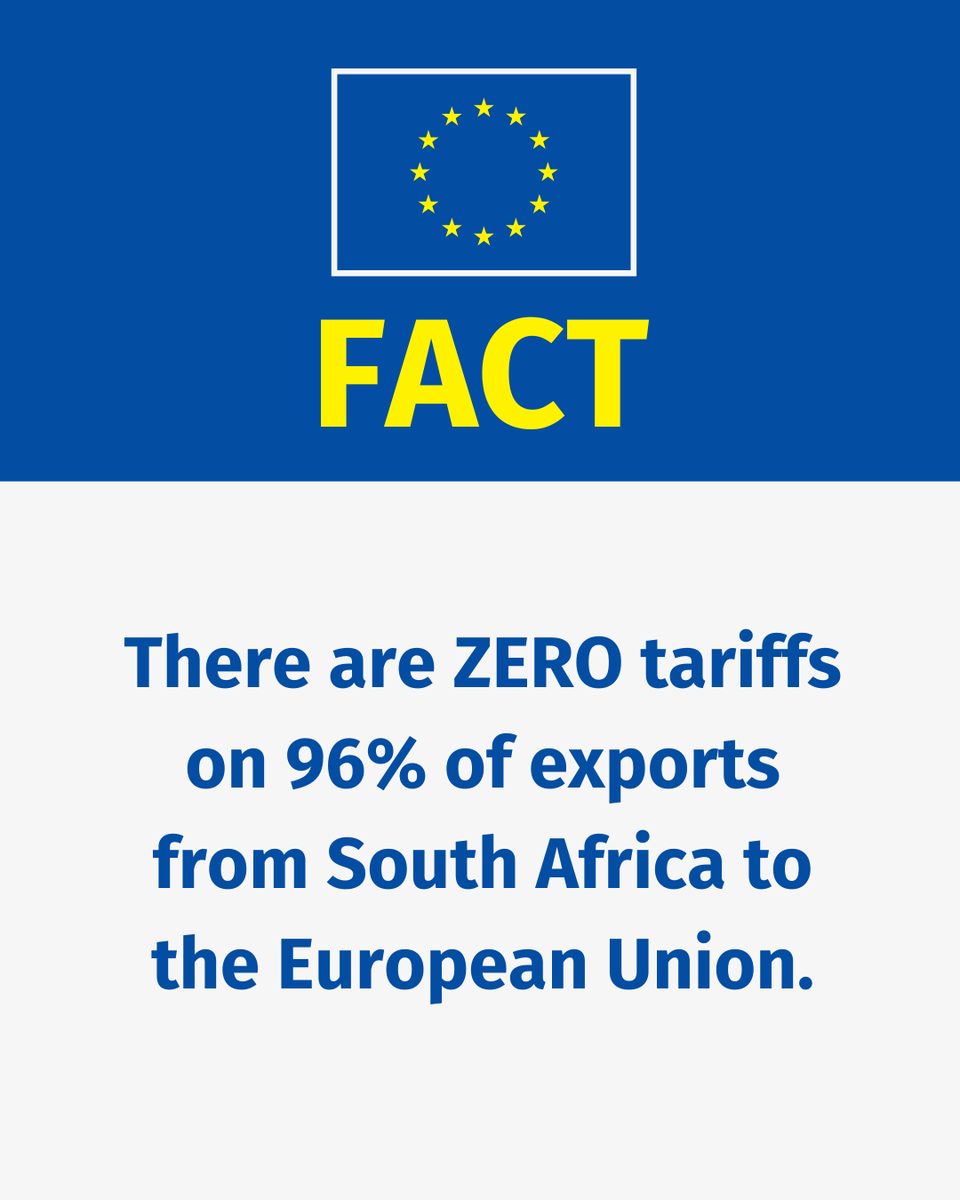 The EU is a reliable and predictable partner for South Africa. Also when it comes to trade and tariffs.

Read for more: sadc-epa-outreach.com