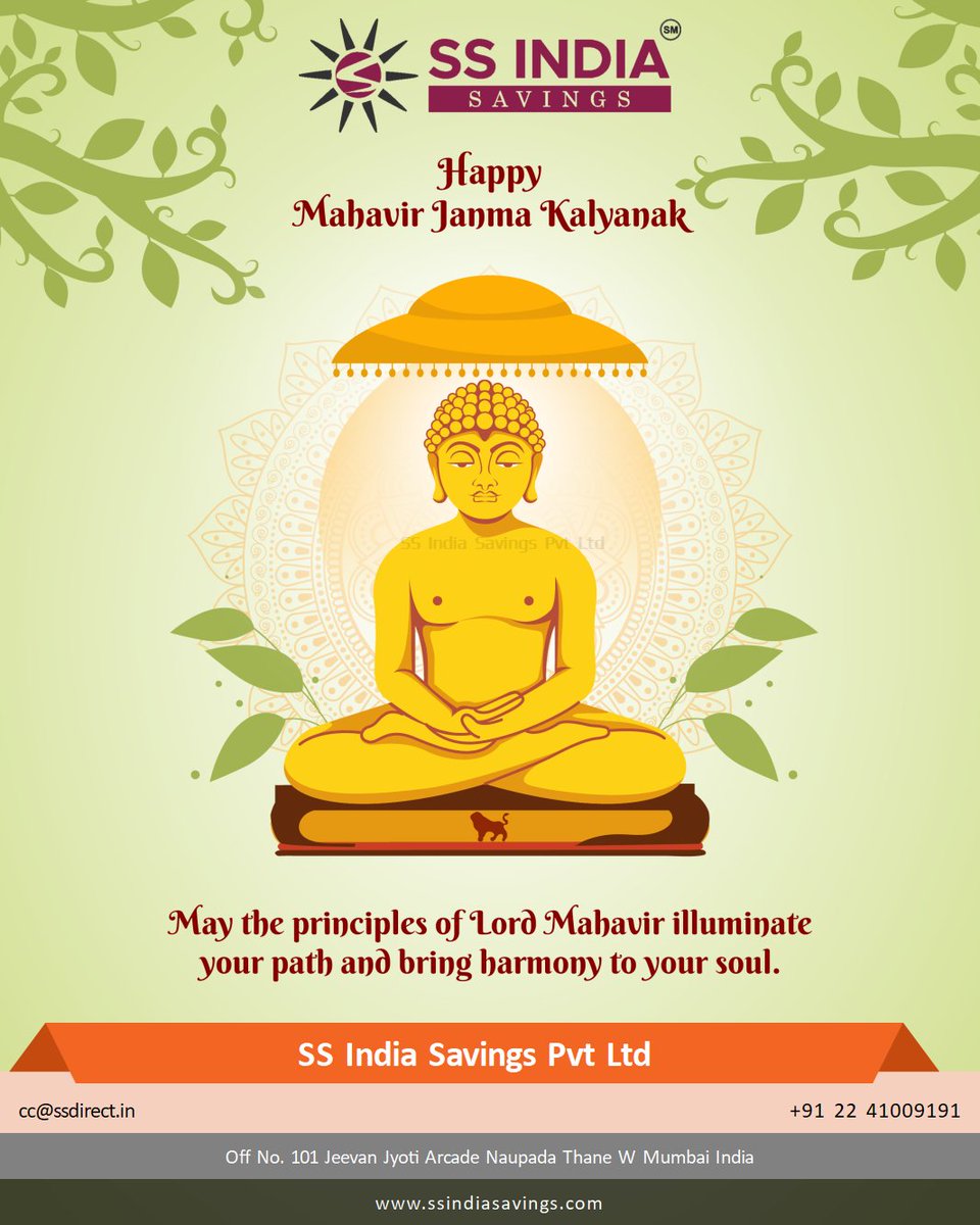 SandeepShahSS's tweet photo. On this holy occasion, may your life be filled with spiritual light and wisdom. #MahavirJanmaKalyanak #EnlightenedLiving #FaithAndPeace For More details click https://t.co/tbqaO1Nndx. https://t.co/qdspCvLTKb