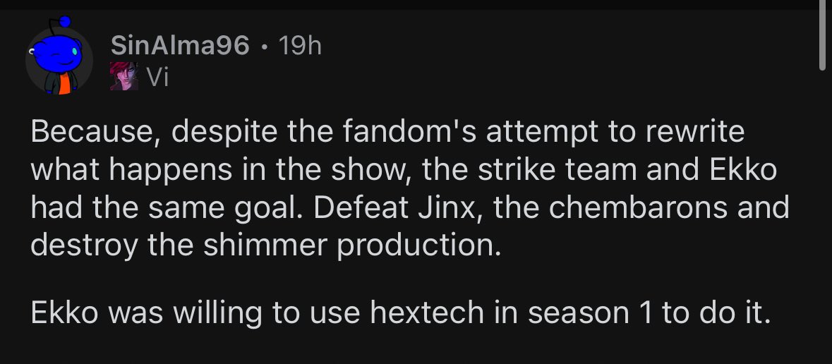 urmomsw1fe's tweet photo. Ok so the ppl on Reddit did actually watch the show unlike the people on this app 😭🤭 https://t.co/K0oLdcTl9z