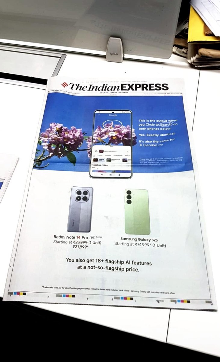 CodeByPoonam's tweet image. Why pay more when you’re getting the same?

With Gemini Live, Circle to Search, and flagship-level performance, the Redmi Note 14 Pro delivers—without the flagship price.

Others are showing off. Redmi’s showing up.

#RedmiNote14Pro #TechThatMatters #SmartSpend
