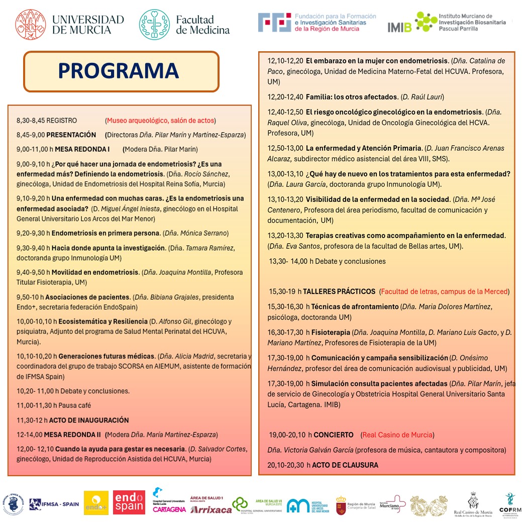 MariaMa66672617's tweet photo. 🎗️ Muy orgullosa del resultado de las III Jornadas sobre Endometriosis en la @UMU y el @IMIBMurcia. Un espacio para visibilizar, debatir, formar y empatizar.

Gracias a todos los que lo hicisteis posible.

#Endometriosis #investigacion https://t.co/VGZUF8IL5A
