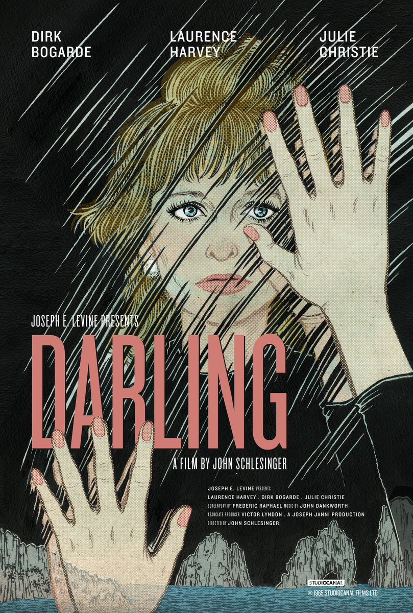 StudiocanalUK's tweet image. Brand new poster for John Schlesinger's DARLING. 

For more infomation, please visit - vintageclassicsfilm.co.uk/movies/darling/

Pre-order link here  - amzn.to/42od5Zm
