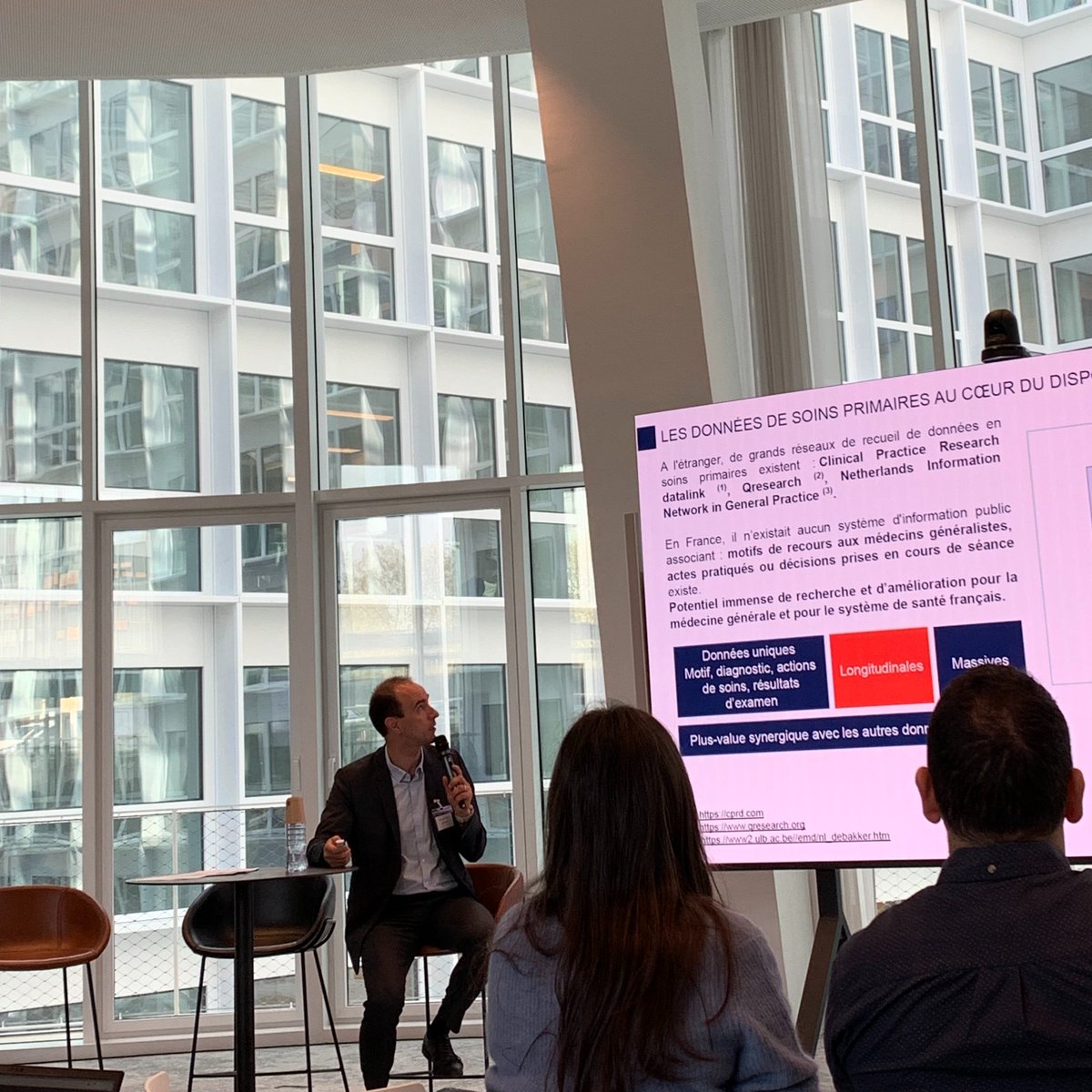 healthdatahub's tweet photo. Présentation de la base #P4DP avec le Pr Olivier Saint-Lary, Professeur de médecine générale à l'université Versailles Saint-Quentin en Yvelines et Président du Collège National des Généralistes Enseignants #CNGE :
👉 La base P4DP (Platform for Data in Primary Care) est un entrepôt national de données de médecine de ville constitué à partir de la patientèle des médecins généralistes participant au projet P4DP, dont la volumétrie est estimée à 4,9 millions de patients d'ici 3 ans avec la participation de 2 000 médecins.