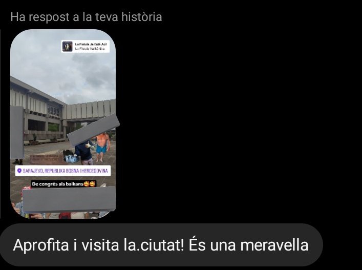 He pujat una foto de la UAB i este s'ha pensat de veres que estic en Sarajevo no cap un loco mes aci