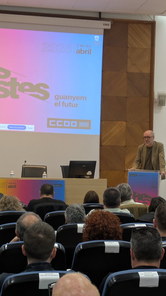 CCOOBalears's tweet photo. ‼️🗣️Comença el XIII Congrés de les Illes Balears. https://t.co/ScN6LWwiRr