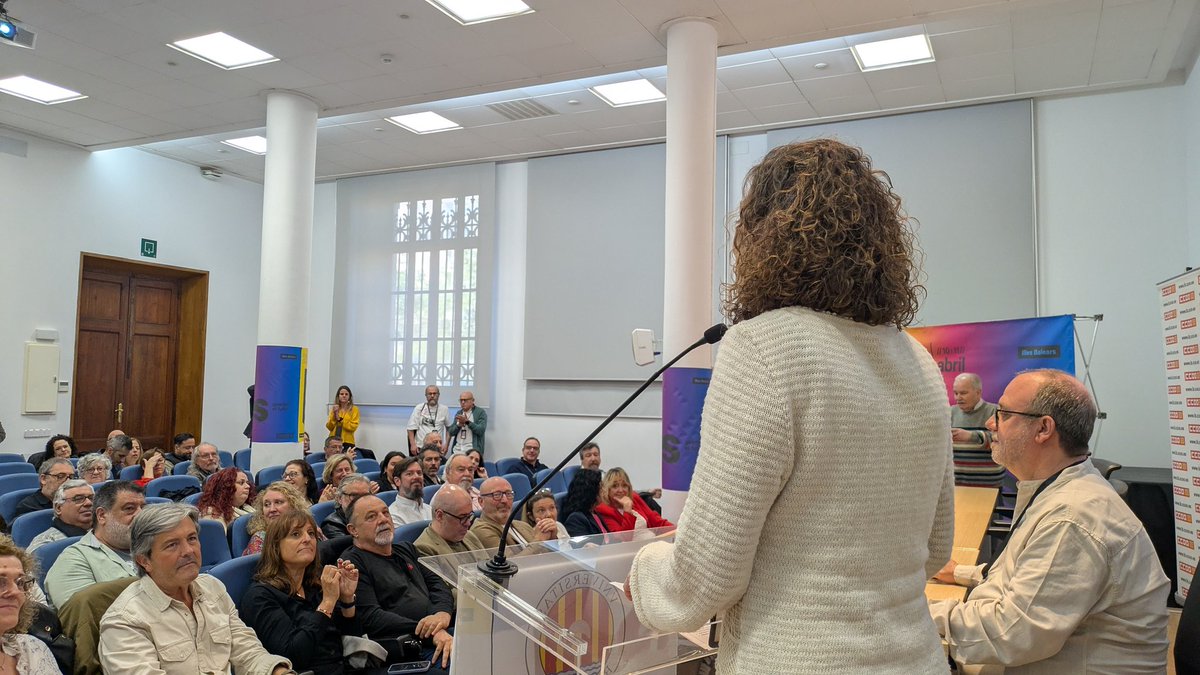 CCOOBalears's tweet photo. ‼️🗣️Comença el XIII Congrés de les Illes Balears. https://t.co/ScN6LWwiRr