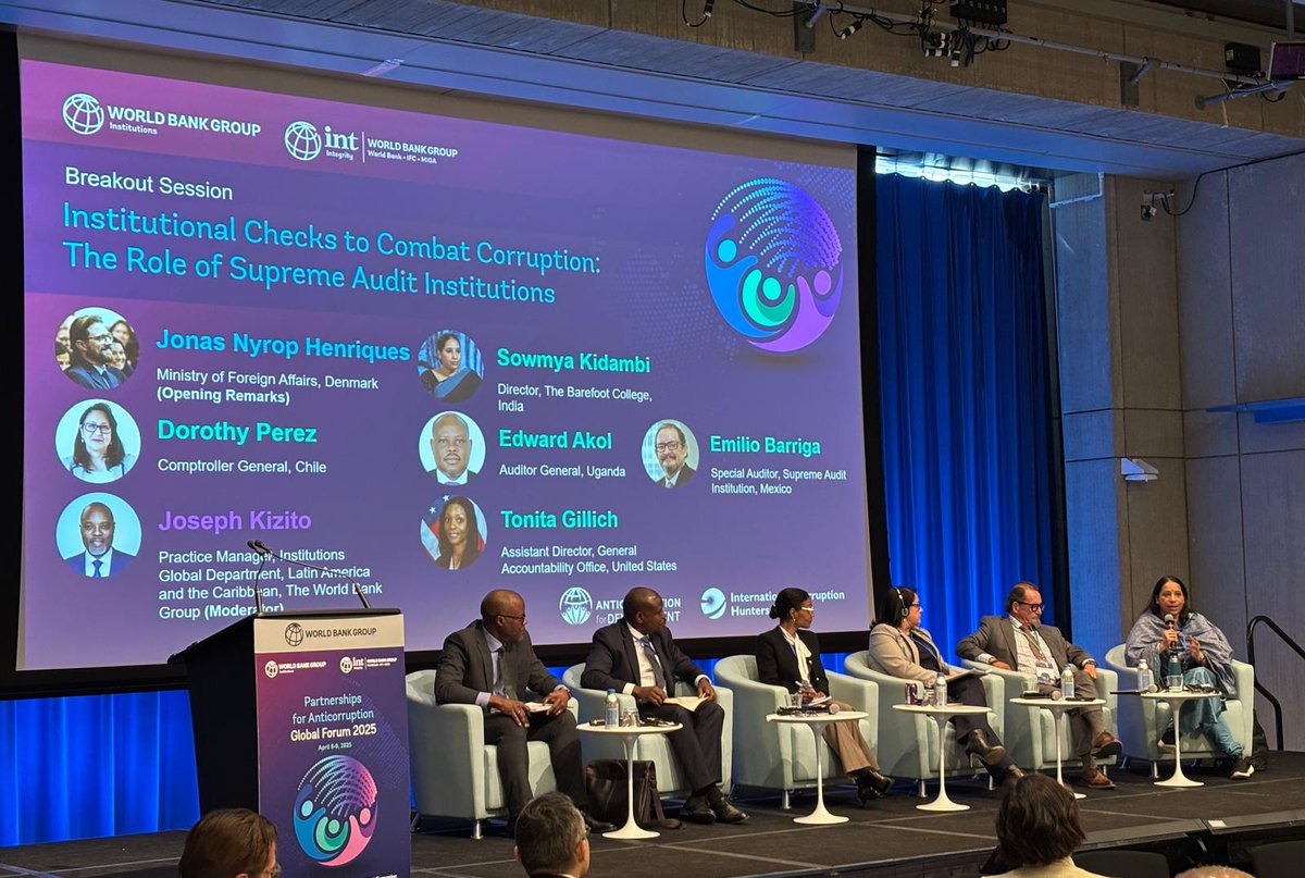 ARC - also @arc-au.bsky.social (@acctresearchctr) on Twitter photo Audit institutions are an essential part of anti-corruption mechanisms. Great to see <a href="/sowmyakidambi1/">@sowmyakidambi</a> sharing experience from India at this session of the global forum of the World Bank's partnerships for anti-corruption. Learn on the history of participatory auditing in India Audit institutions are an essential part of anti-corruption mechanisms. Great to see <a href="/sowmyakidambi1/">@sowmyakidambi</a> sharing experience from India at this session of the global forum of the World Bank's partnerships for anti-corruption. Learn on the history of participatory auditing in India