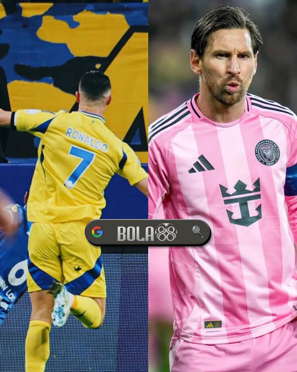 🇵🇹 Cristiano Ronaldo tinggal 69 gol lagi untuk mencapai angka 1000.

🇦🇷 Lionel Messi tinggal 76 GOL lagi dari Cristiano Ronaldo.

Perkalian Odds Tinggi 🚀 klikasd.com/Pusat-WDCash