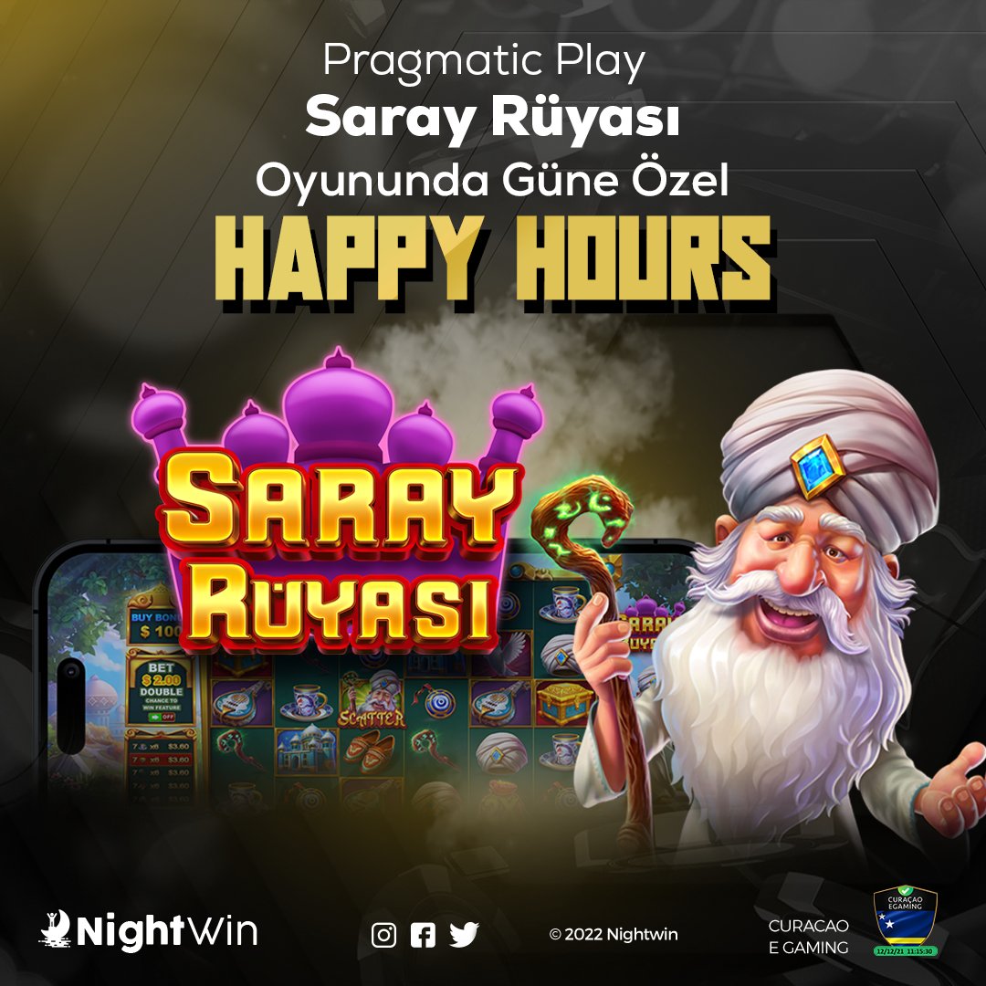 🎁HAPPY HOURS 🎁 

💣Her Spin 4₺ değerinde 100 - 150 - 200 Adet Freespin Seni Bekliyor!

#sekabet #galabet #pragmaticplay #canlimacizle #maksibet #casibom #SampiyonlarLigi