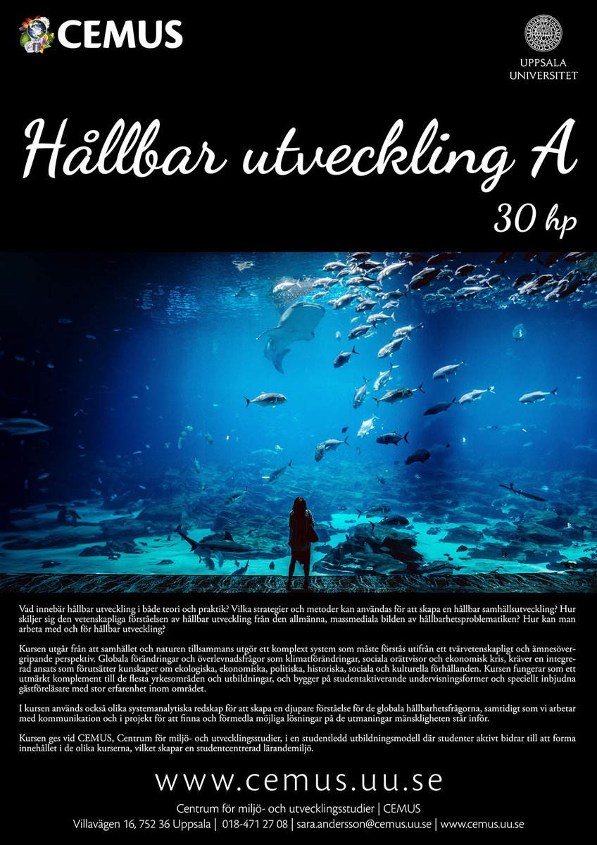 Hållbar utveckling A, 30 hp

Vad innebär hållbar utveckling i både teori och praktik? Vilka  strategier och metoder kan användas för att skapa en hållbar  samhällsutveckling?

Läs mer och sök kursen senast 15 april: cemus.uu.se/hua/