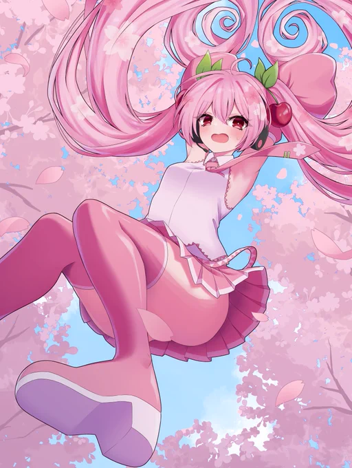 桜ミク#初音ミク 