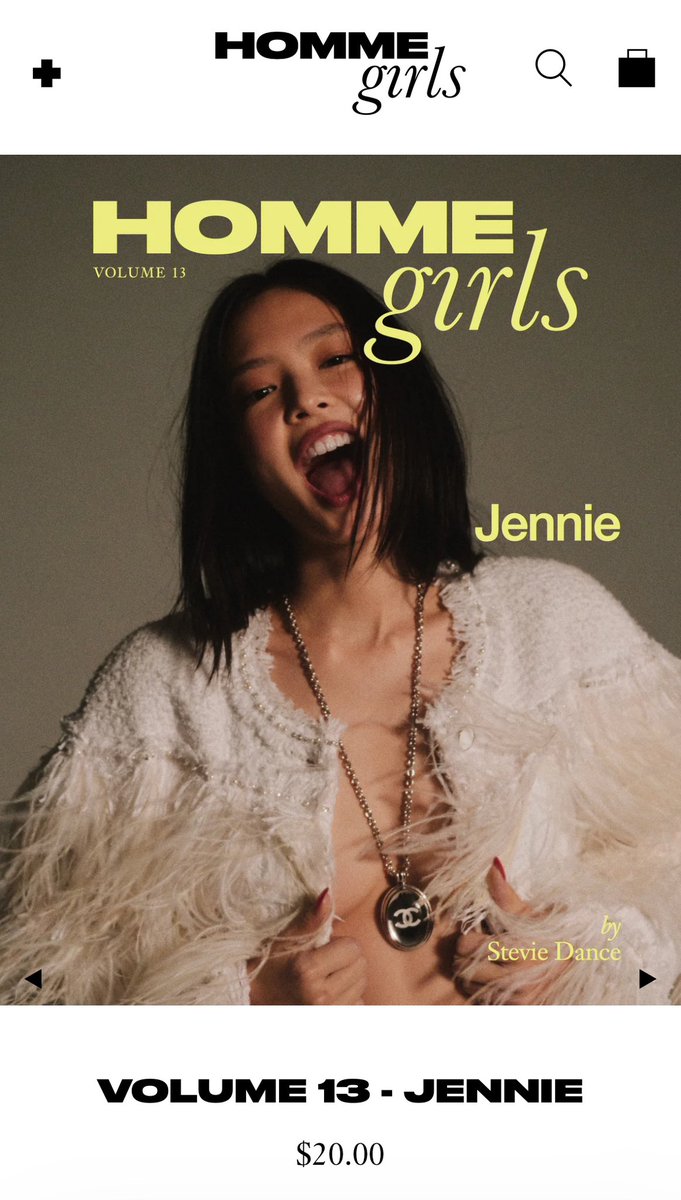HOMMEgirls VOL.13 jennie ジェニ　表紙 Must Read: Jennie Covers 'Homme Girls', Bridal Brands Appeal to