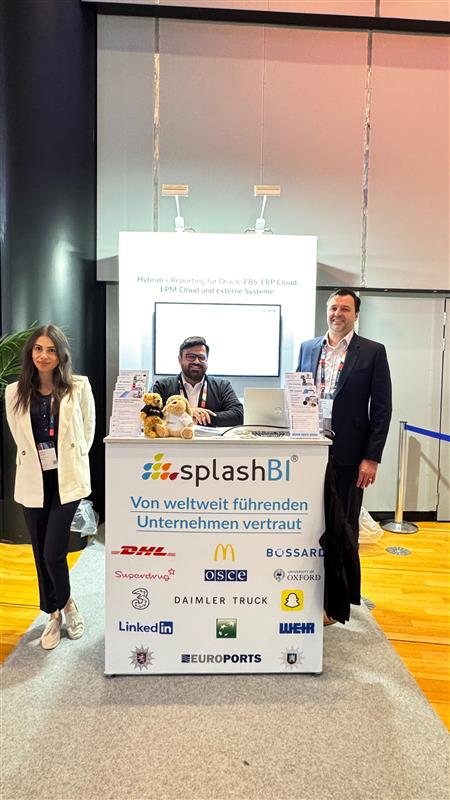SplashBI's tweet image. We’re live at CloudWorld Frankfurt!
Ready to simplify your Oracle reporting journey?
Visit our booth for:
🔹Hybrid Reporting in action
🔹AI-powered insights with FlashAI
🔹Pre-built reports for Finance &amp;amp; HR

#SQLConnect #FlashAI #SplashBI #BusinessIntelligence #CloudWorld #Oracle