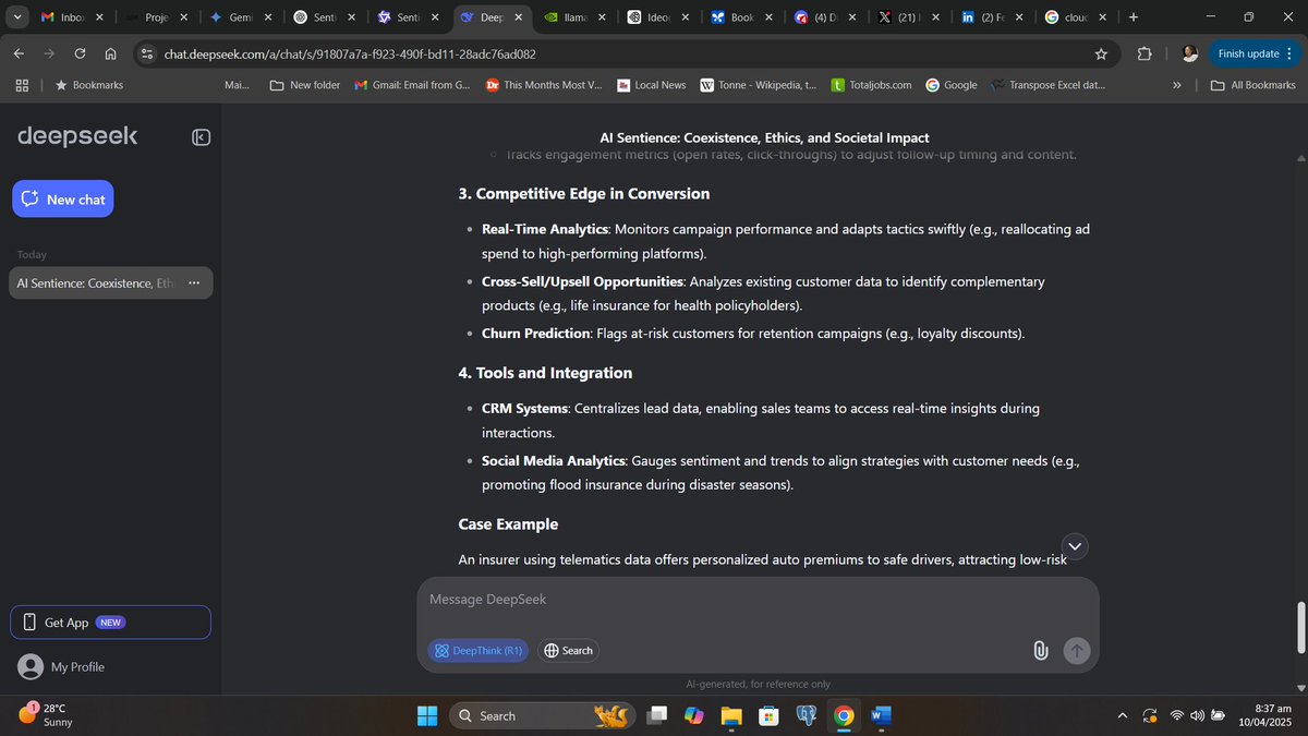 jayphapha's tweet photo. Exploring how AI Models like DeepSeek interact with us, giving us more accurate and relevant responses @alx_africa #ALX_AiSK #ALXAI #AI https://t.co/b3goMzyqPO