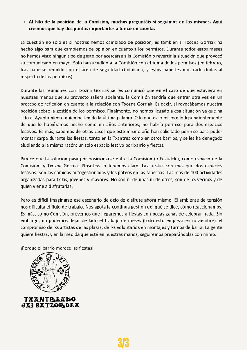 Nosotras ❤️ Comisión de fiestas
