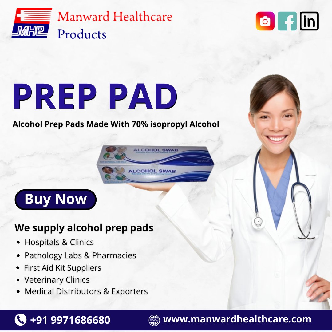 asinghrajput's tweet photo. Manward Alcohol Swab Prep Pads #health #healthcare #healthyeats #alcoholswab #skincareproducts #skincareproduct #HealthCareProducts #preppad #bulk #bulkorder #bulkorders https://t.co/F4OWIFLjEP