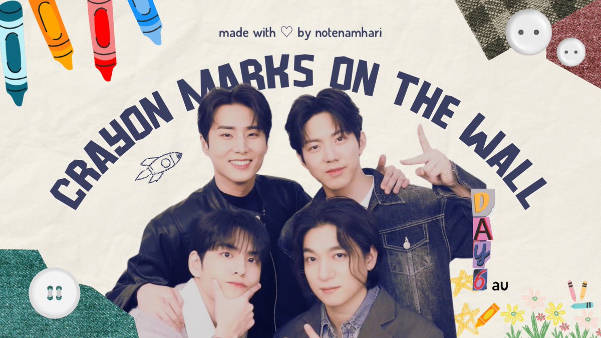notenamhari's tweet photo. crayon marks on the wall  ᝰ🖍️

— day6 local au. 
© notenamhari https://t.co/gr1PUFglmZ