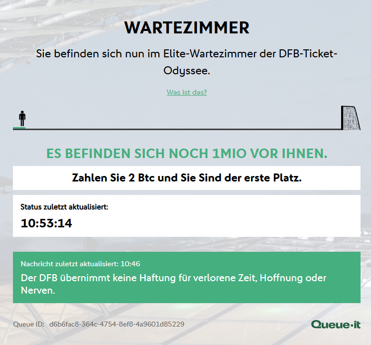 DFB Warteschlange in a Nutshell #VfB