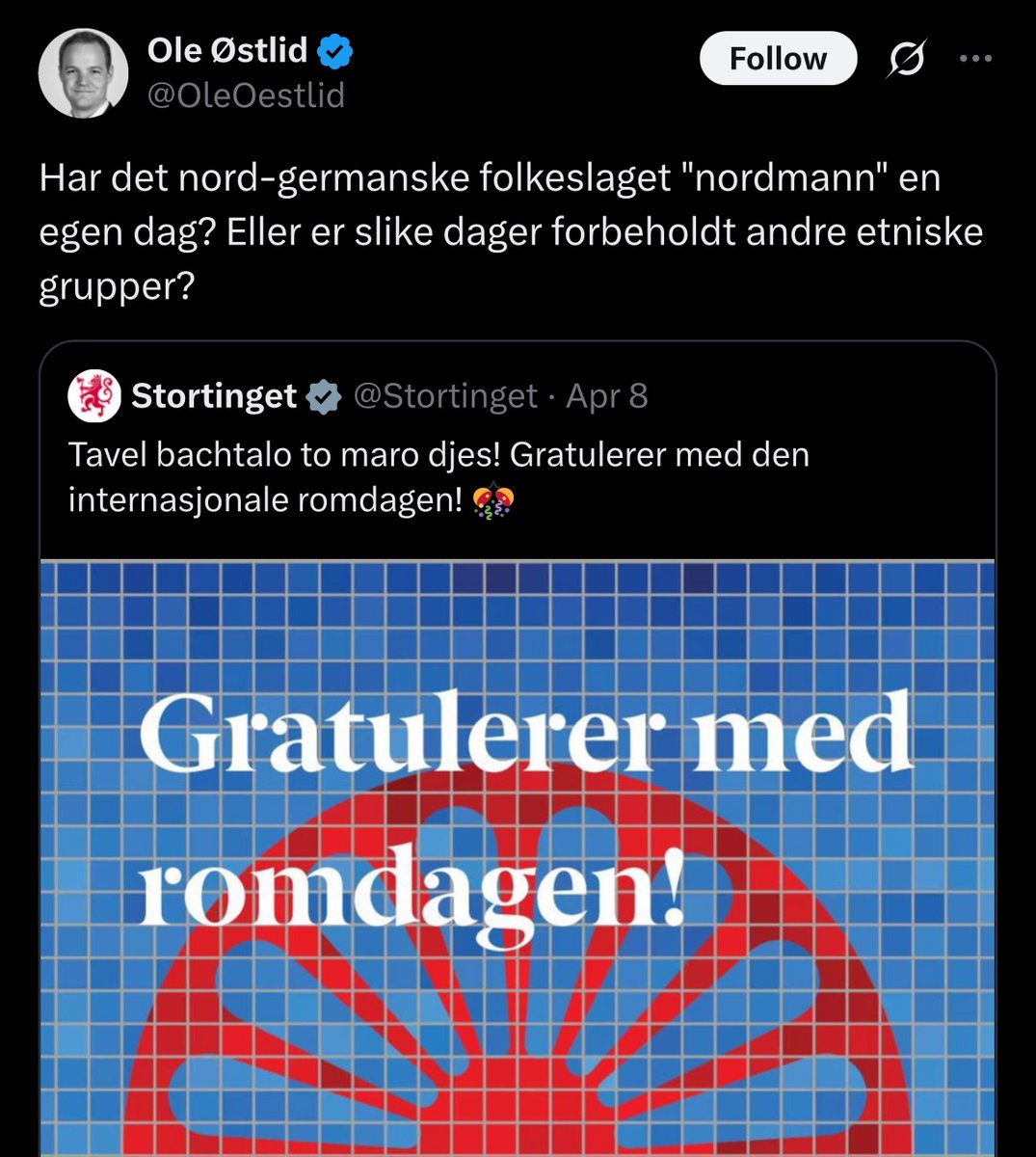 Fyr som betaler for Twitter men har aldri  hørt om 17.Mai.
