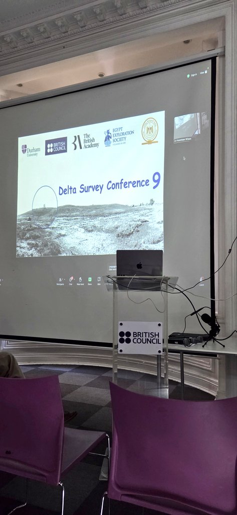 Currently at the EES Delta Survey Conference at the British Council in Egypt. Looking forward to all the papers! #Egyptology #Archaeology #AncientEgypt #Egypt <a href="/BritishCouncil/">British Council</a>