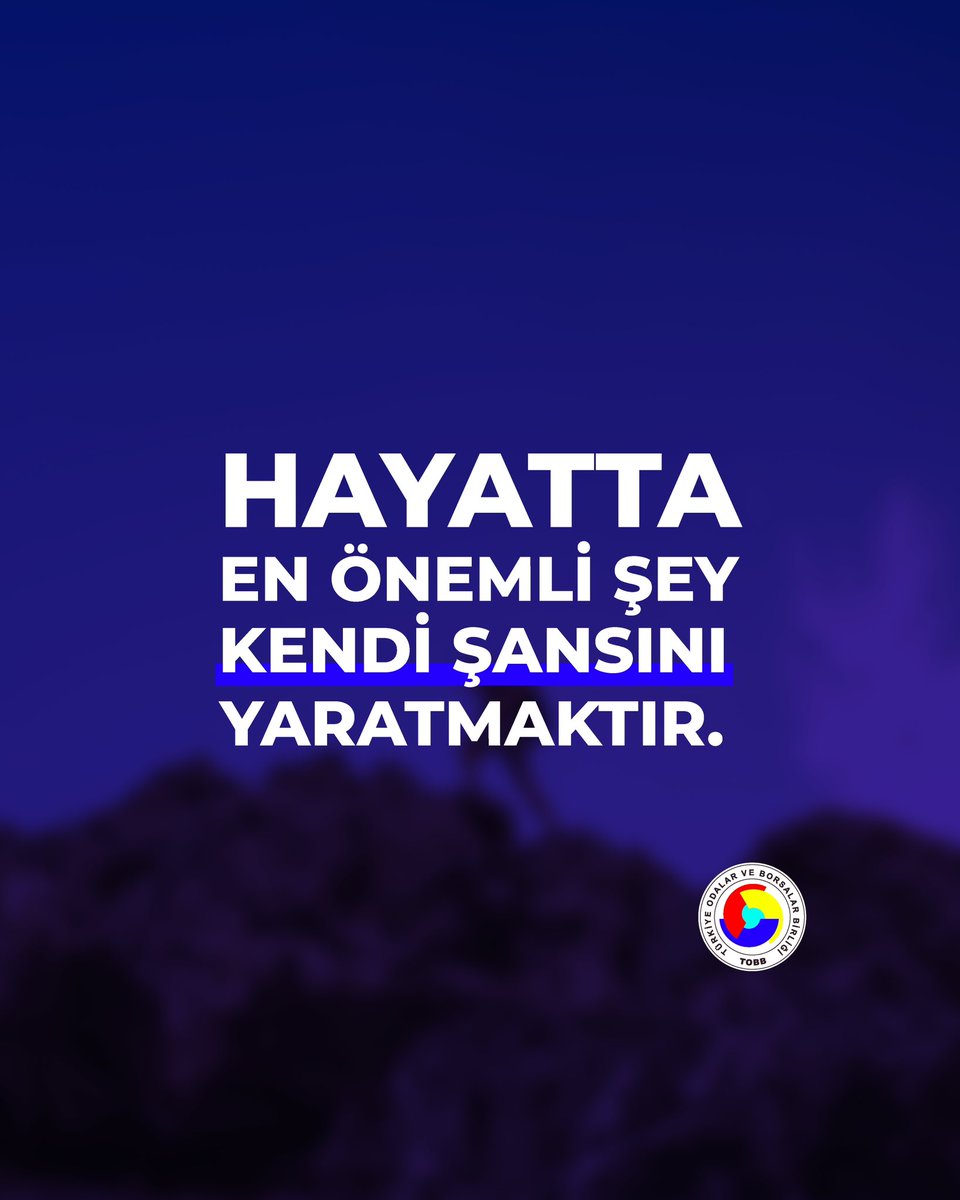 TOBB İstanbul GGK (@tobbiggk) on Twitter photo 🌟 Bekleme, harekete geç!
Şans cesur olanları sever.
#tobbiletişim #tobb #tobbiggk #motivasyon 🌟 Bekleme, harekete geç!
Şans cesur olanları sever.
#tobbiletişim #tobb #tobbiggk #motivasyon