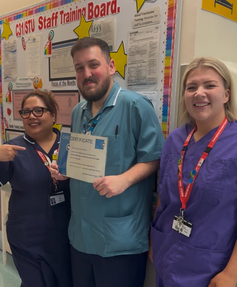 Congratulations Jack on completing your Care certificate 🙌 🎉 🥳
