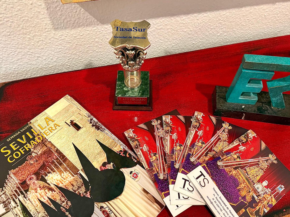 TASASUR's tweet photo. La Semana Santa se acerca y, como cada año, TasaSur participa en la Revista Cofradiera, que celebra su 19 aniversario. TasaSur, por su parte, conmemora 20 años en el sector este mes, manteniendo su compromiso con la tradición y la cultura local. https://t.co/3NeKmpmAxV