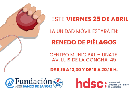 BSCANTABRIA's tweet photo. 🚑Acabamos la semana en #RENEDODEPIÉLAGOS
🩸La #sangre no se puede fabricar, anímate a donar, el procedimiento es muy sencillo:
Tras una entrevista #médica y cuestionario personal, se comprueban los niveles de #hemoglobina y se procede a la extracción💉
#donasangre #donavida https://t.co/RXyRZ5YKWK