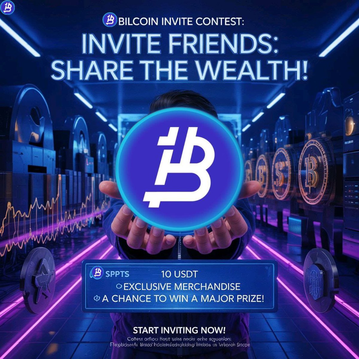 BilCoinofficial's tweet image. 🚀 INVITE CONTEST ALERT! 🚀

WIN $10 USDT! 🎉

1️⃣ Type /link on our telegram community for your unique referral link.
2️⃣ Share with friends &amp;amp; invite them to join Bilcoin!
3️⃣ Top referrer wins $10 USDT!

🕒 April 10-17, 2025

📜 Rules:

- No bots/spamming
- No self-referrals
-…