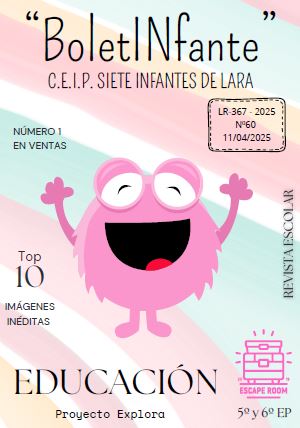 Nuestros/as amigos/as del Proyecto Explora en el Siete Infantes, nos envían la revista que han elaborado con un montón de ideas. ¡Muchas gracias a Andrea la coordinadora del proyecto! drive.google.com/file/d/1r7Iaf5…