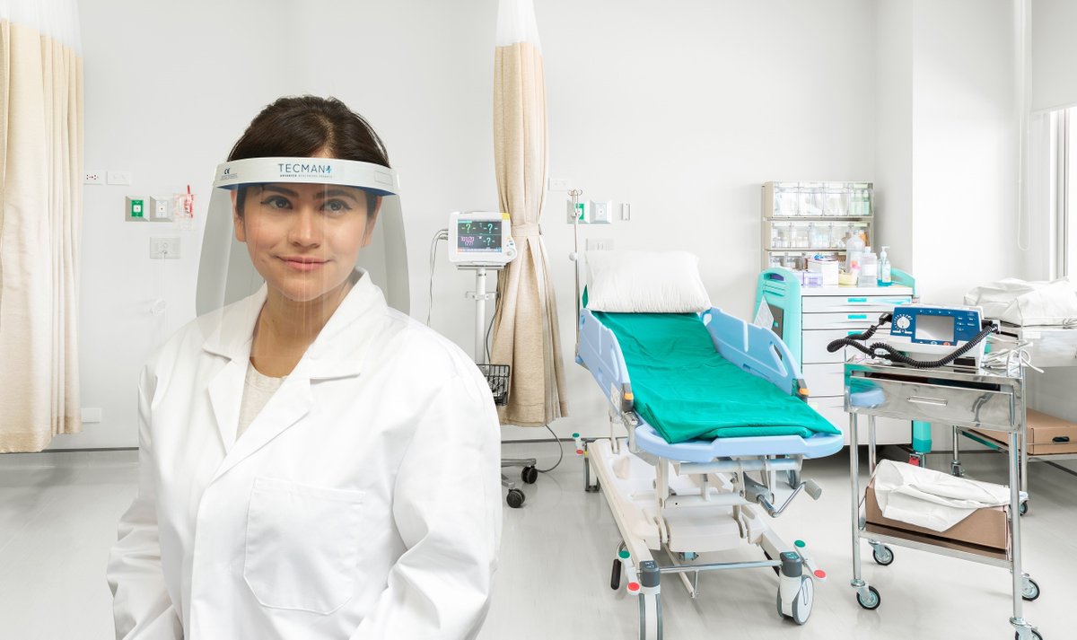 Ill-fitting #PPE can be uncomfortable and cause pressure sores after several hours. Our #faceshield is lightweight with anti-fog properties &amp; soft padding for all day #comfort, whilst providing a more cost effective &amp; #sustainable option.