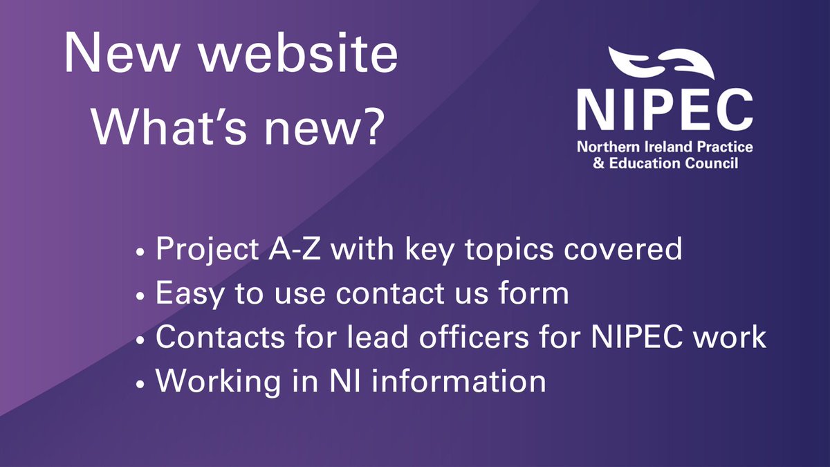 NIPEC (@nipec_online) on Twitter photo Our new website is LIVE! Lots of resources for those in practice, education and professional development. Find out more and let us have your feedback on the new site. We really need you to shape the continued development of the site. nipec.hscni.net/new-website-go… <a href="/Lindak973/">Linda Kelly, Registered Nurse</a> Our new website is LIVE! Lots of resources for those in practice, education and professional development. Find out more and let us have your feedback on the new site. We really need you to shape the continued development of the site. nipec.hscni.net/new-website-go… <a href="/Lindak973/">Linda Kelly, Registered Nurse</a>