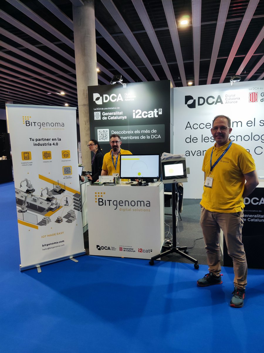 Reactivacio_BDN's tweet image. Orgull de veure empreses de Badalona com #Aritex, #Infranor i @bitgenoma  a l’#AdvancedFactories 💡💪
Indústria 4.0 feta a casa!
#Badalona #Innovació #EmpresesLocals #AF2025