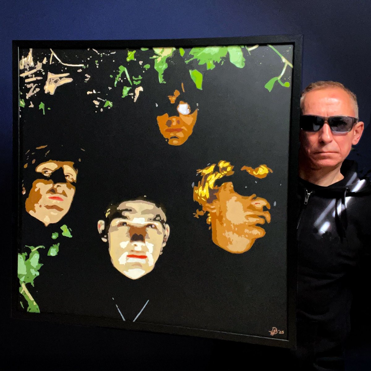 pippopart (@pippopart) on Twitter photo Excited to reveal my brand new painting, the 4th <a href="/thedamned/">The Damned</a> related painting I have done now but the first one featuring the whole band. It's based on imagery from the 1980 'The Black Album' and that's me attempting a mean and moody look! 😎 #thedamned #theblackalbum #punk #goth Excited to reveal my brand new painting, the 4th <a href="/thedamned/">The Damned</a> related painting I have done now but the first one featuring the whole band. It's based on imagery from the 1980 'The Black Album' and that's me attempting a mean and moody look! 😎 #thedamned #theblackalbum #punk #goth