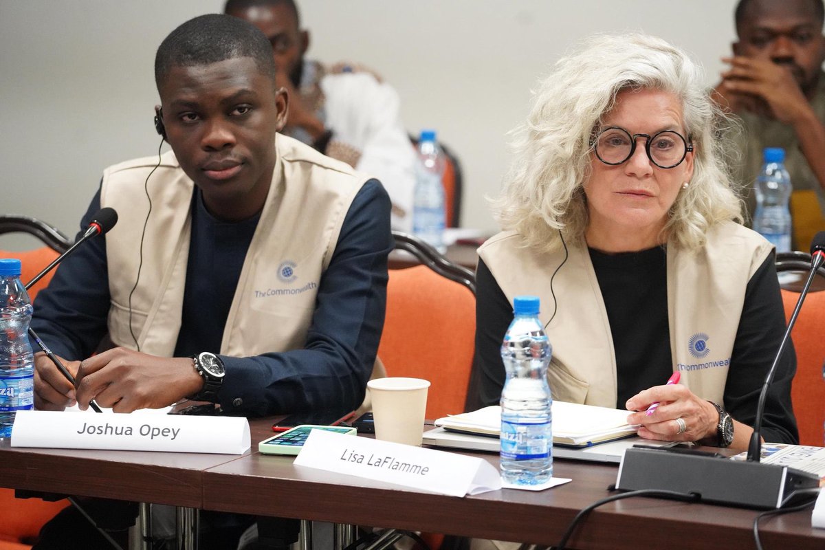 jkOpey's tweet image. I am in Gabon as a member of the @commonwealthsec Observer Group led by H.E @DannyFaure, former President of Seychelles, for the upcoming April 12 Presidential elections in Gabon. 

With Gabon transitioning to constitutional rule, young people in Gabon have a critical role in…