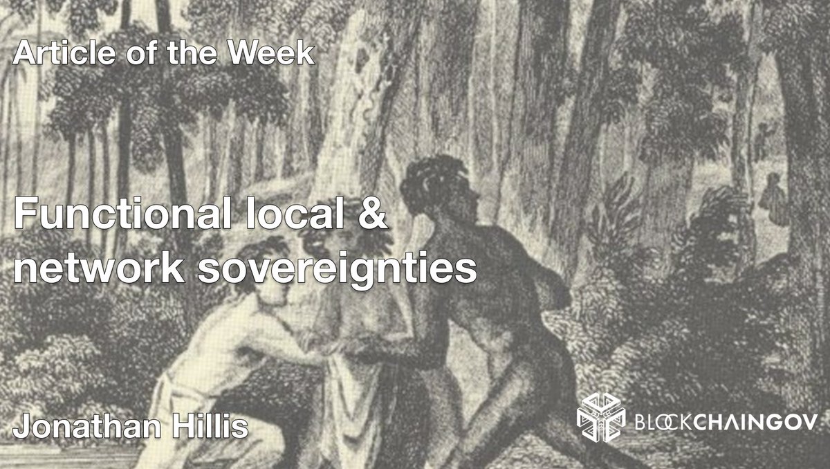 1/5 Our last #ArticleOfTheWeek from
<a href="/EUI_Schuman/">The Robert Schuman Centre</a> 's "New Network Sovereignties" symposium is "Functional local &amp; network sovereignties" by <a href="/JonathanHillis/">Jon Hillis (🏕️,🏘️,🌆)</a>, founder of <a href="/cabindotcity/">Cabin</a> 🏘️