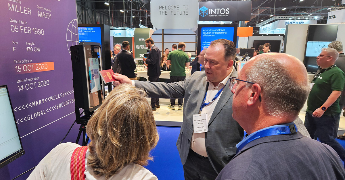 RegulaForensics's tweet photo. We're live at Passenger Terminal Expo in Madrid! Join the Regula team at Booth 1200 and discover a wide range of devices for smooth passenger identity verification, including check-in and border control. Thanks for dropping by! #PTExpoConf #IDV #Aviation #AirlineIndustry #Travel https://t.co/VtfuriyZZK
