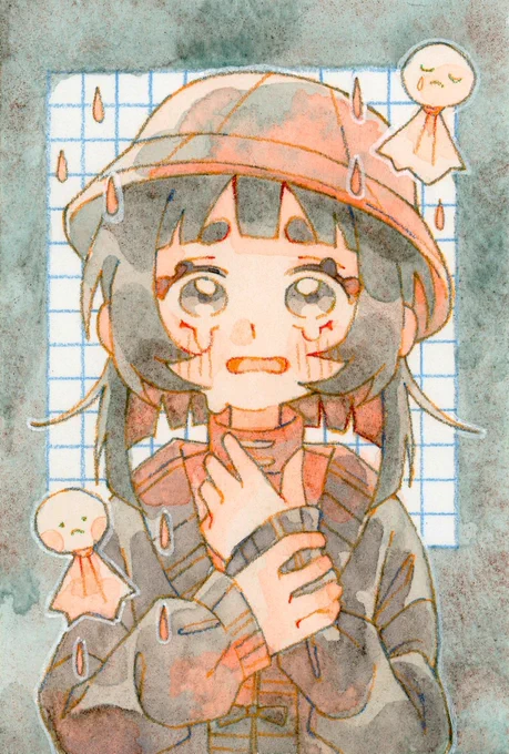 【SUPER VISION】 云思雨 BLUE BROWN 云梦泽 BLUE ORANGE #日ぱにスーパービジョンキャラデザ