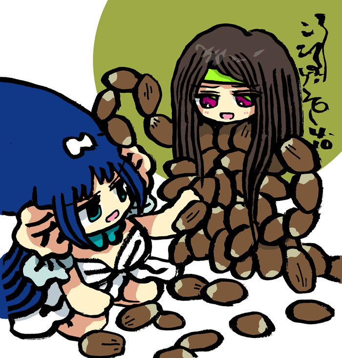 「#毎日造物大女王さま どんぐりから生まれたほうの山姥 」|氷厘亭氷泉のイラスト