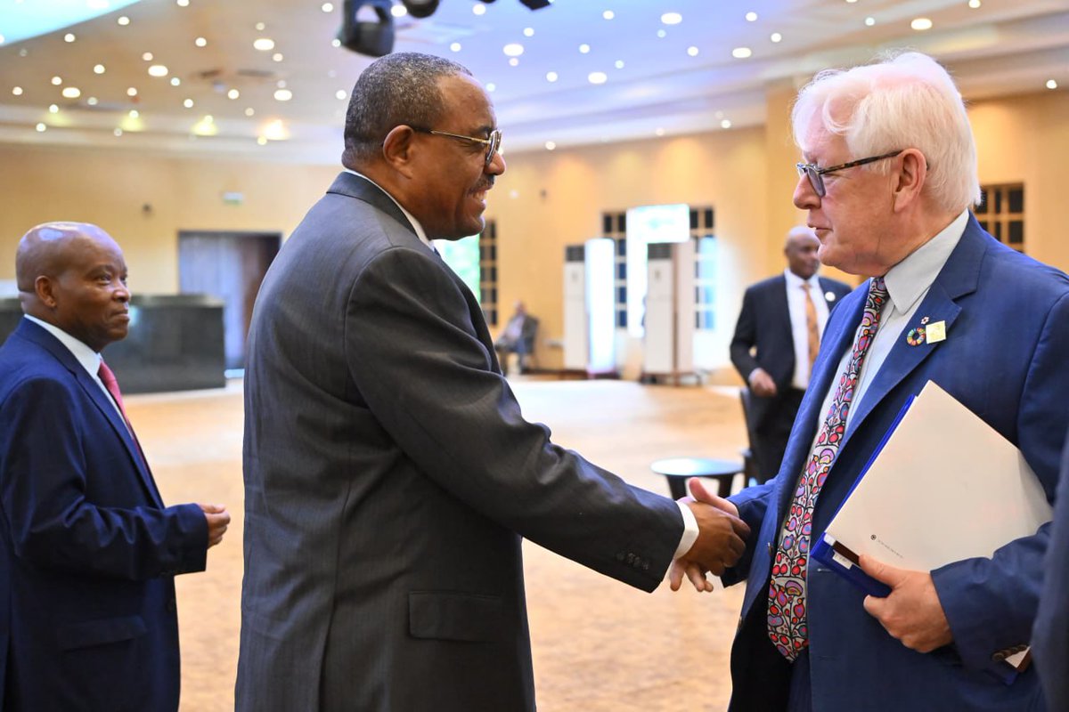 Hailemariam & Roman Foundation (@haile_roman) on Twitter photo H.E. <a href="/HMDessalegn/">Hailemariam Dessalegn</a> calls for Africa to strengthen domestic capacity to close the gap in SDG progress. At #ARFSD11, he urged nations to shift from relying on external aid to fostering self-reliance and local innovation for sustainable development.
#ARFSD11 #Agenda2030 #Agenda2063 H.E. <a href="/HMDessalegn/">Hailemariam Dessalegn</a> calls for Africa to strengthen domestic capacity to close the gap in SDG progress. At #ARFSD11, he urged nations to shift from relying on external aid to fostering self-reliance and local innovation for sustainable development.
#ARFSD11 #Agenda2030 #Agenda2063
