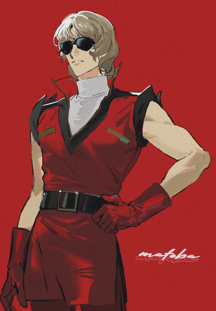 ma10ba's tweet image. シャア・アズナブルの絵がいっぱいあがっていそうな中前に描いたクワトロ・バジーナ手直しして再掲します