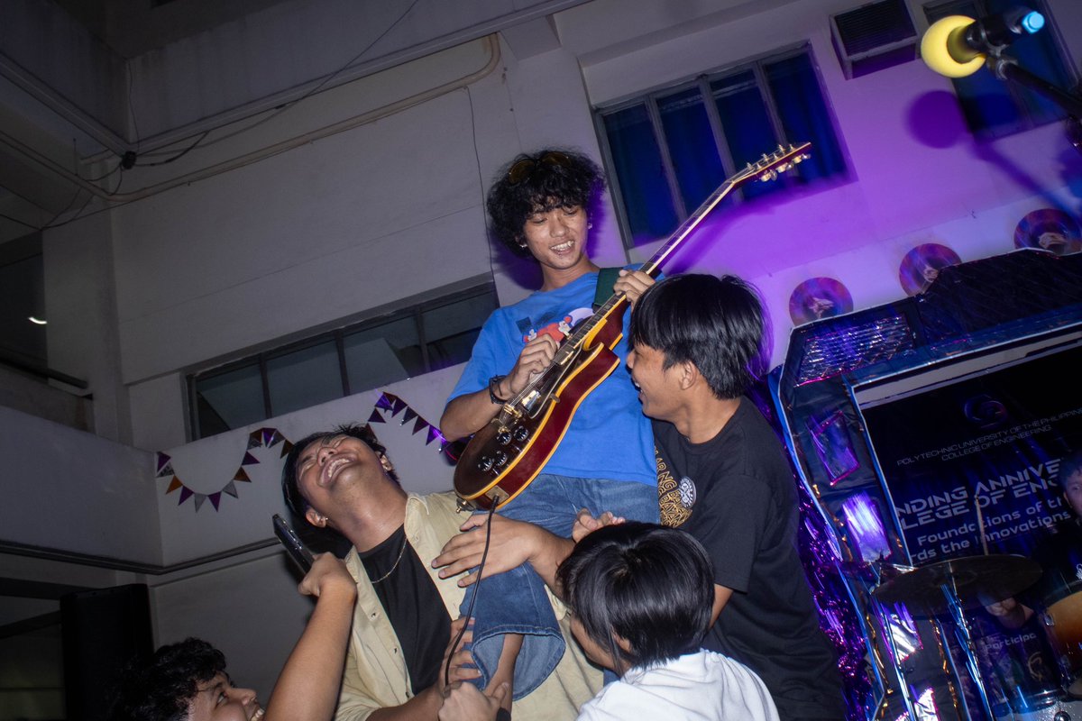 PolysoundBand's tweet photo. 𝙄𝙣 𝙋𝙝𝙤𝙩𝙤𝙨 | The PUP Polysound Band turned up the heat on stage with their lively performance during the College of Engineering Month closing ceremony, held last April 4, 2025.

#OneBandOneSound #PUPPolysound #PUPian #IskolarNgBayan https://t.co/UIl64QBwpu