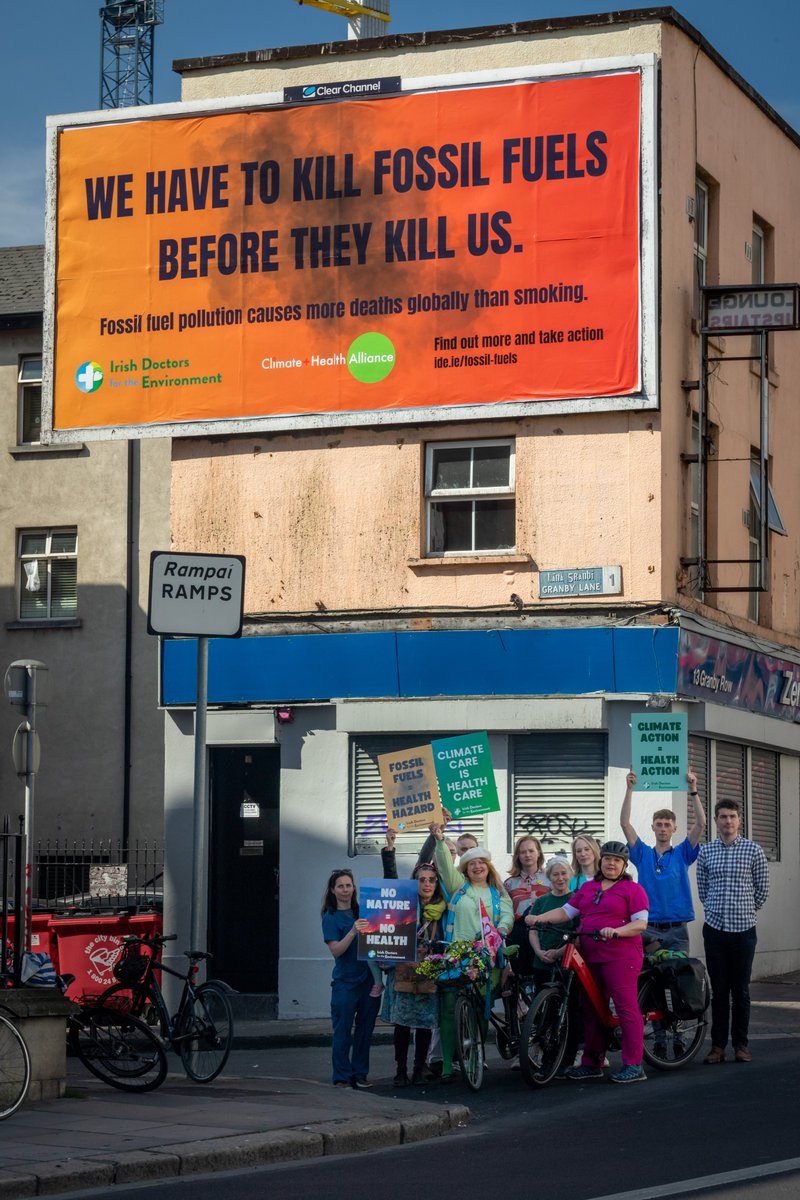 Climate and Health Alliance (@climhealthire) on Twitter photo Let's fuel health, not harm
The Climate & Health Alliance and the <a href="/IrishDocsEnv/">Irish Doctors for the Environment</a> are calling on the Irish Government to #BanFossilAds to protect public health.
The climate crisis is a health crisis.
<a href="/MichealMartinTD/">Micheál Martin</a> <a href="/SimonHarrisTD/">Simon Harris TD</a> <a href="/DarraghOBrienTD/">Darragh O'Brien</a> <a href="/CarrollJennifer/">Jennifer Carroll MacNeill TD</a> Let's fuel health, not harm
The Climate & Health Alliance and the <a href="/IrishDocsEnv/">Irish Doctors for the Environment</a> are calling on the Irish Government to #BanFossilAds to protect public health.
The climate crisis is a health crisis.
<a href="/MichealMartinTD/">Micheál Martin</a> <a href="/SimonHarrisTD/">Simon Harris TD</a> <a href="/DarraghOBrienTD/">Darragh O'Brien</a> <a href="/CarrollJennifer/">Jennifer Carroll MacNeill TD</a>
