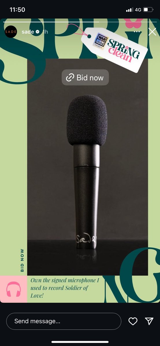 Sade signed sm57 is not a want but a need