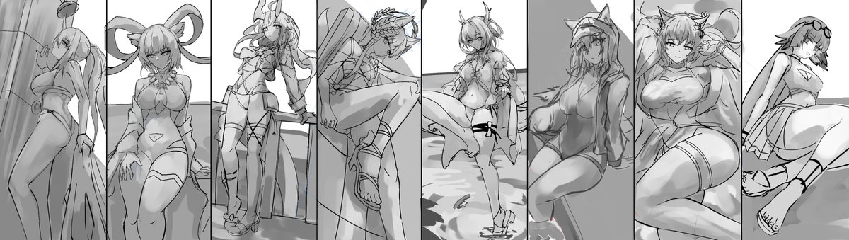 はたしてこのラフ達が完成するのはいつになるのであろうか... 