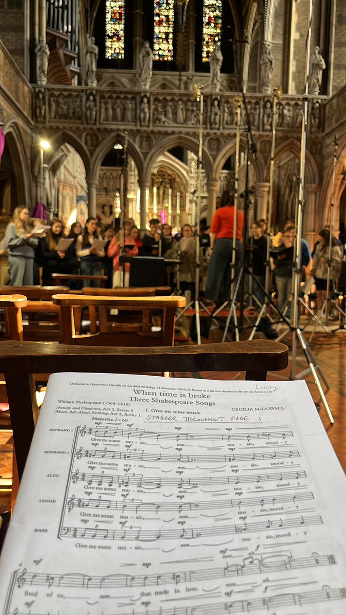 Laura Bailie (@laura_bailie) on Twitter photo <a href="/RodolfusChoir/">Rodolfus Choir</a> epic day of recording their album of music by Cecilia McDowall.
(Conducted by the fabulous <a href="/CooperElinor/">Elinor Cooper</a> ) <a href="/RodolfusChoir/">Rodolfus Choir</a> epic day of recording their album of music by Cecilia McDowall.
(Conducted by the fabulous <a href="/CooperElinor/">Elinor Cooper</a> )