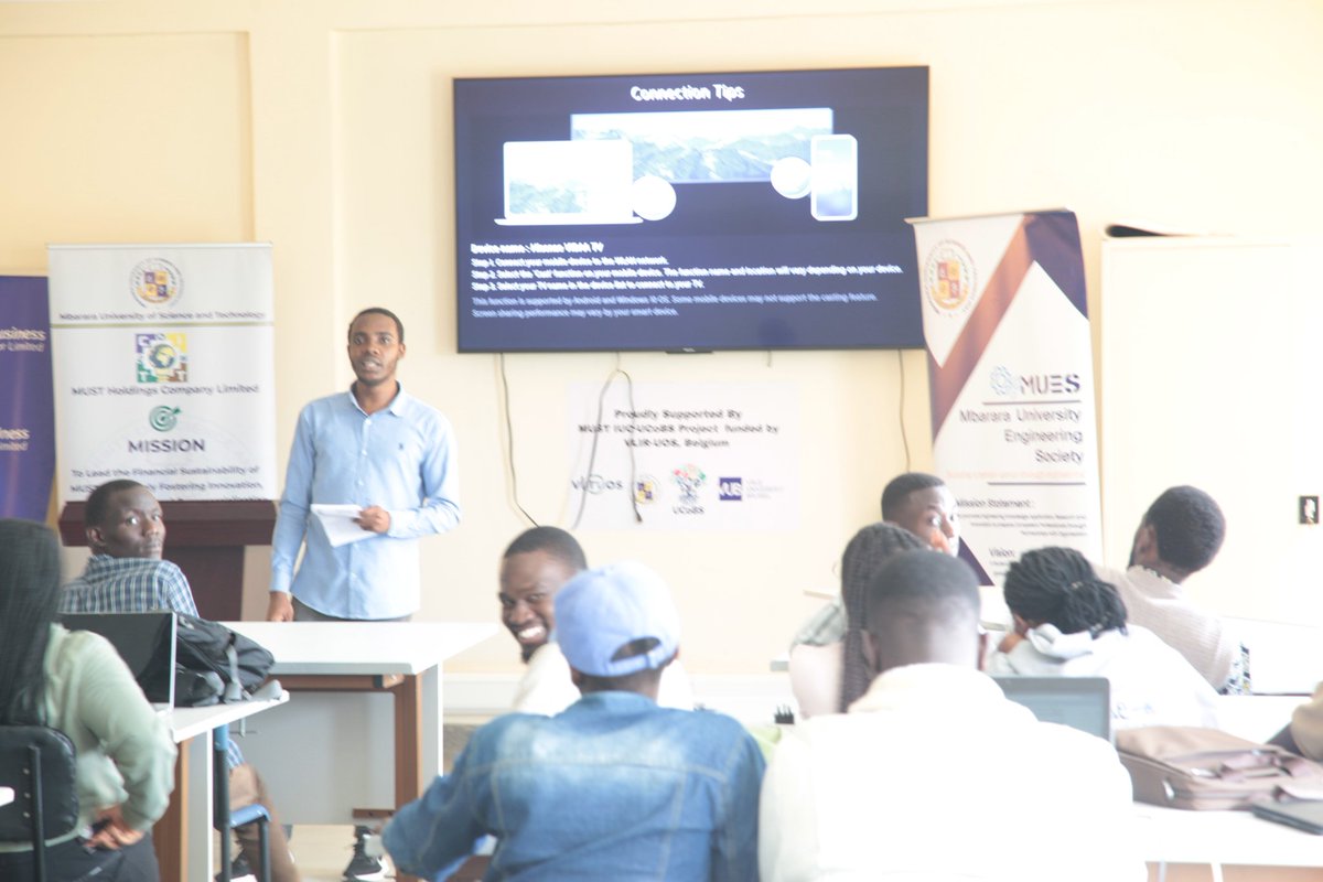 mues_must's tweet photo. "Design thinking bridges the gap between what people need, what we can build, and what will thrive in the market."- Closing remarks from today’s UCIF info session moderator.

Hackathon kicks off tomorrow at the same venue.
Same energy. See you there!
#UgandaClimateInnovationFund https://t.co/j8OrICHblW
