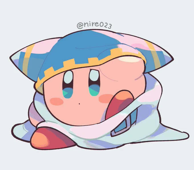 うまく着れないカービィちゃん(再掲)